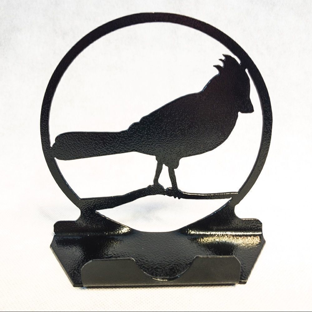 Handcrafted Metal Bird Napkin Holder